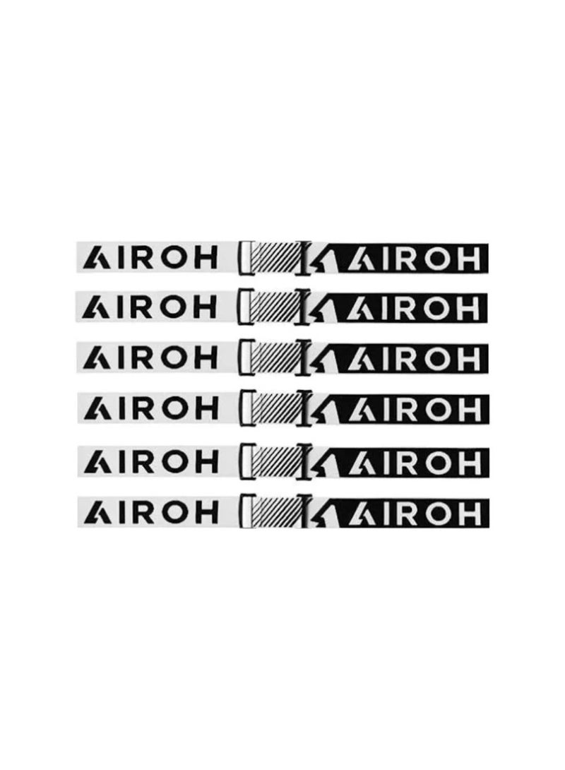 Airoh حزام Xr1 أسود أبيض - Image 2